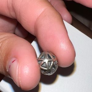 Silver Ball Troll bead